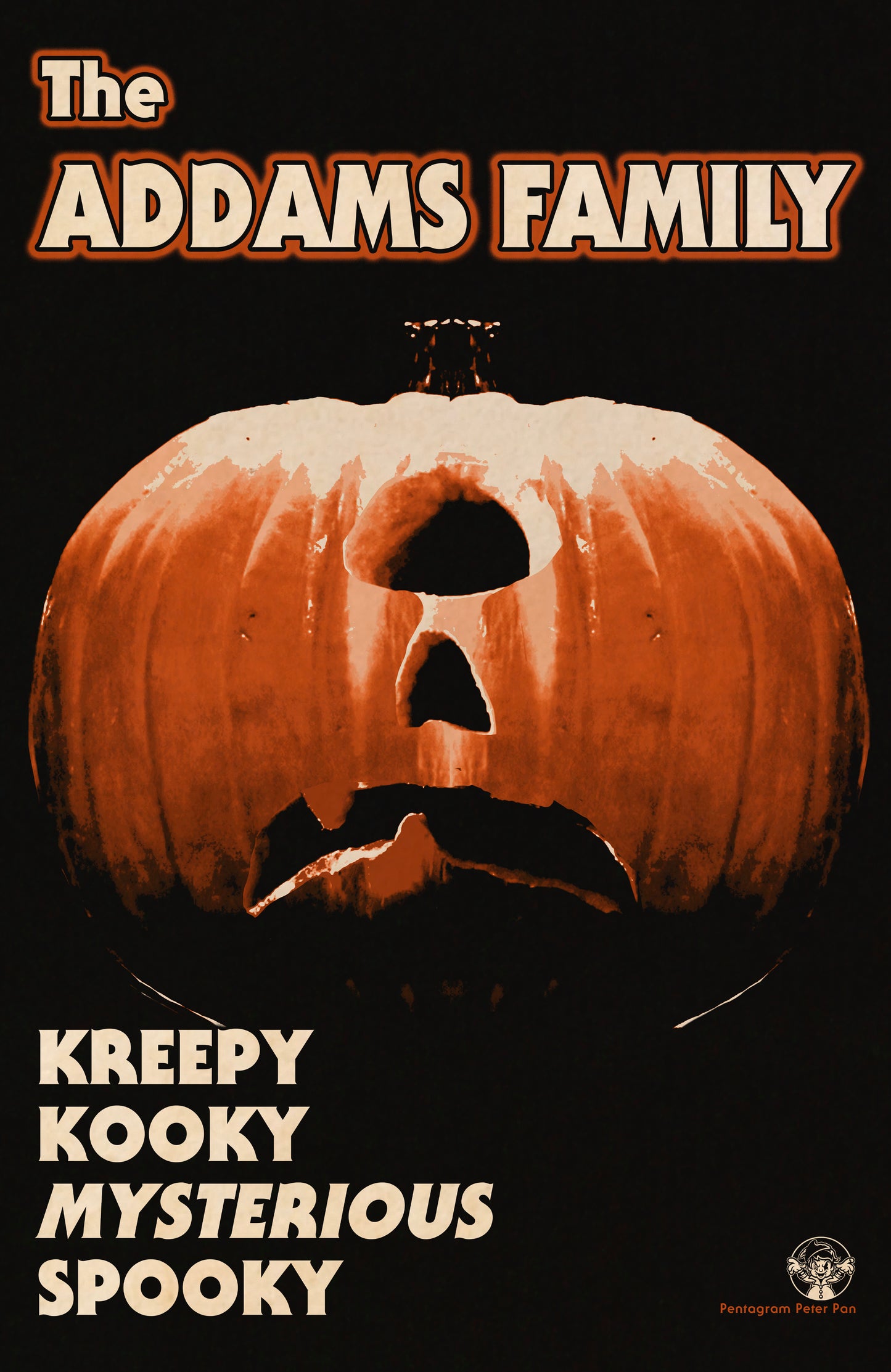 Addams Halloween Print 11x17