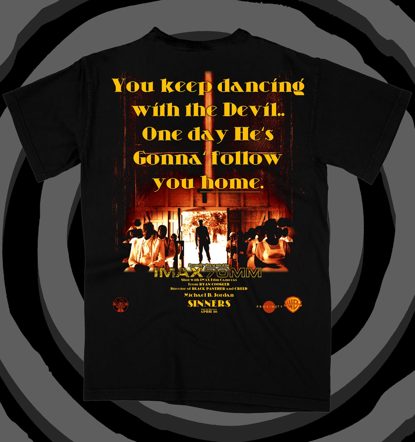 Sinners Black T-Shirt