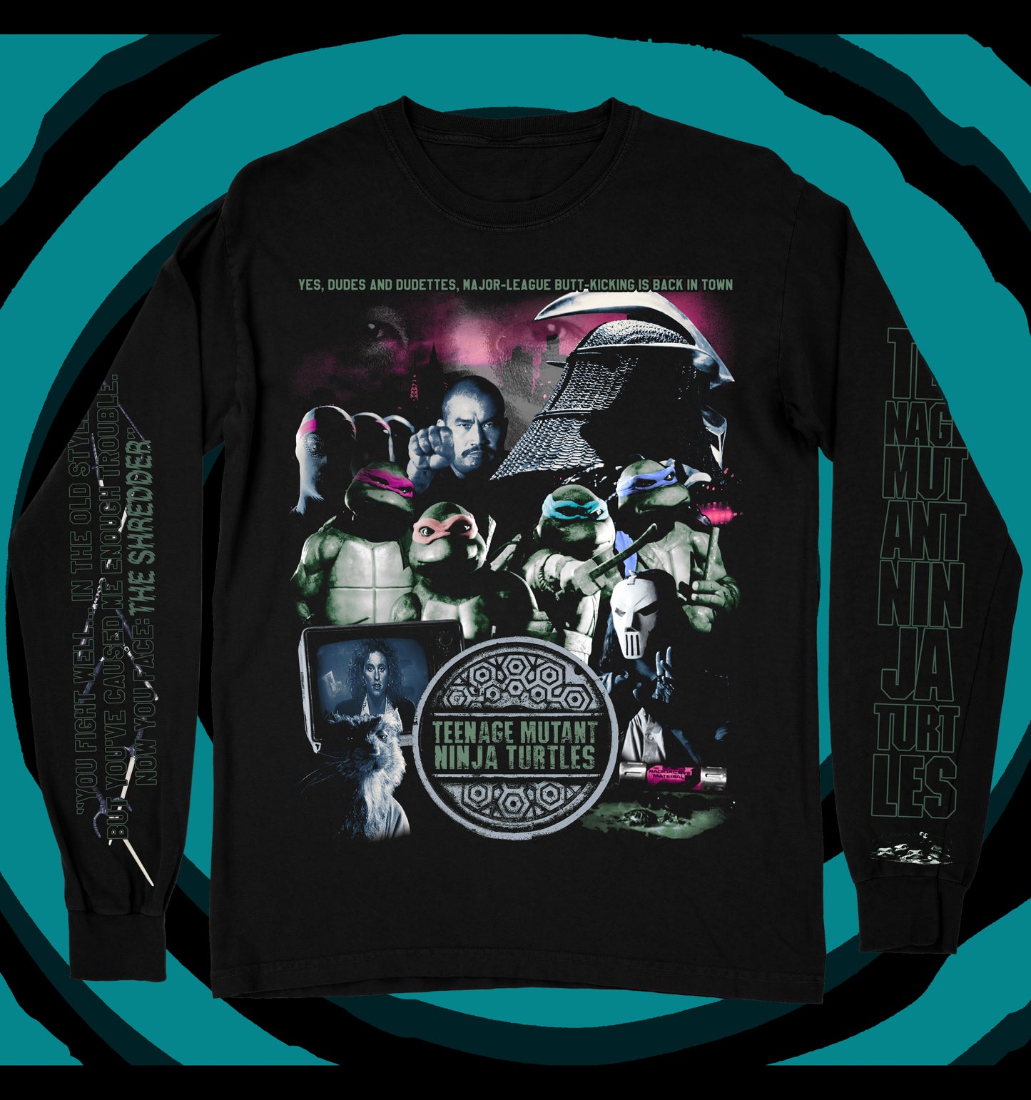 Major League Butt Kicking 1990 Long Sleeve T-Shirt