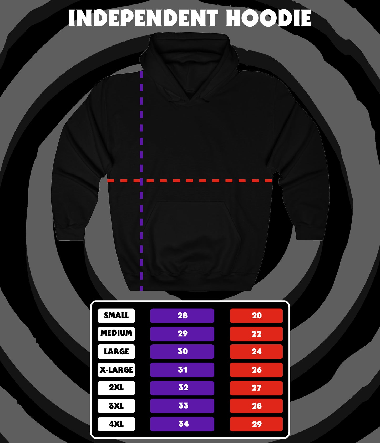 Don't Cross The Salt Line Pull Over Hoodie