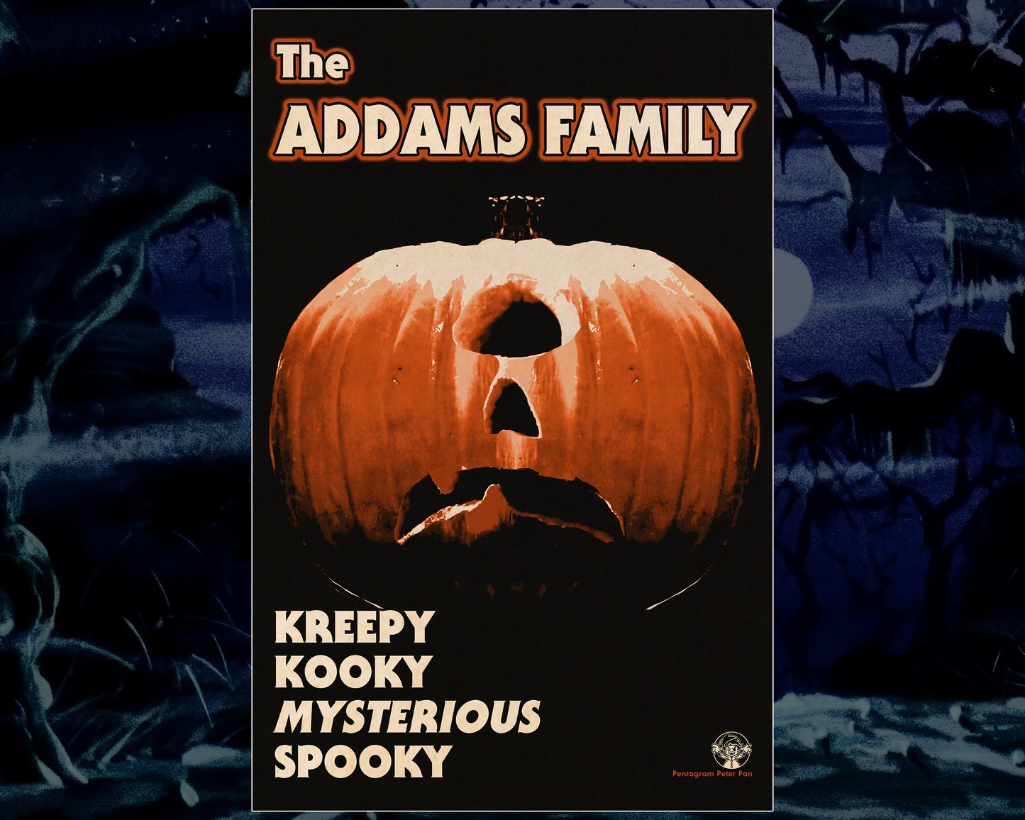 Addams Halloween Print 11x17