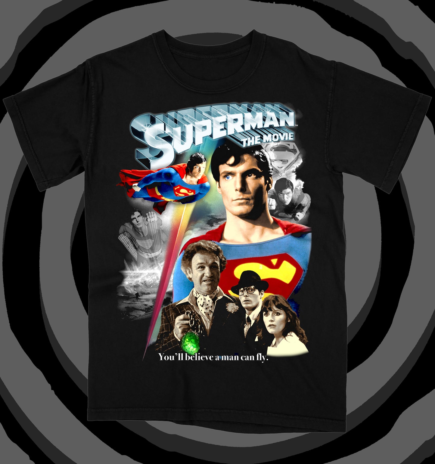 You'll Believe A Man Can Fly 1978 (T-Shirt / In Stock Resurrection Collection Item)