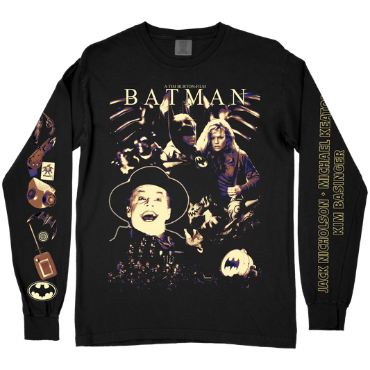 Batman 1989 Black Long Sleeve T-Shirt