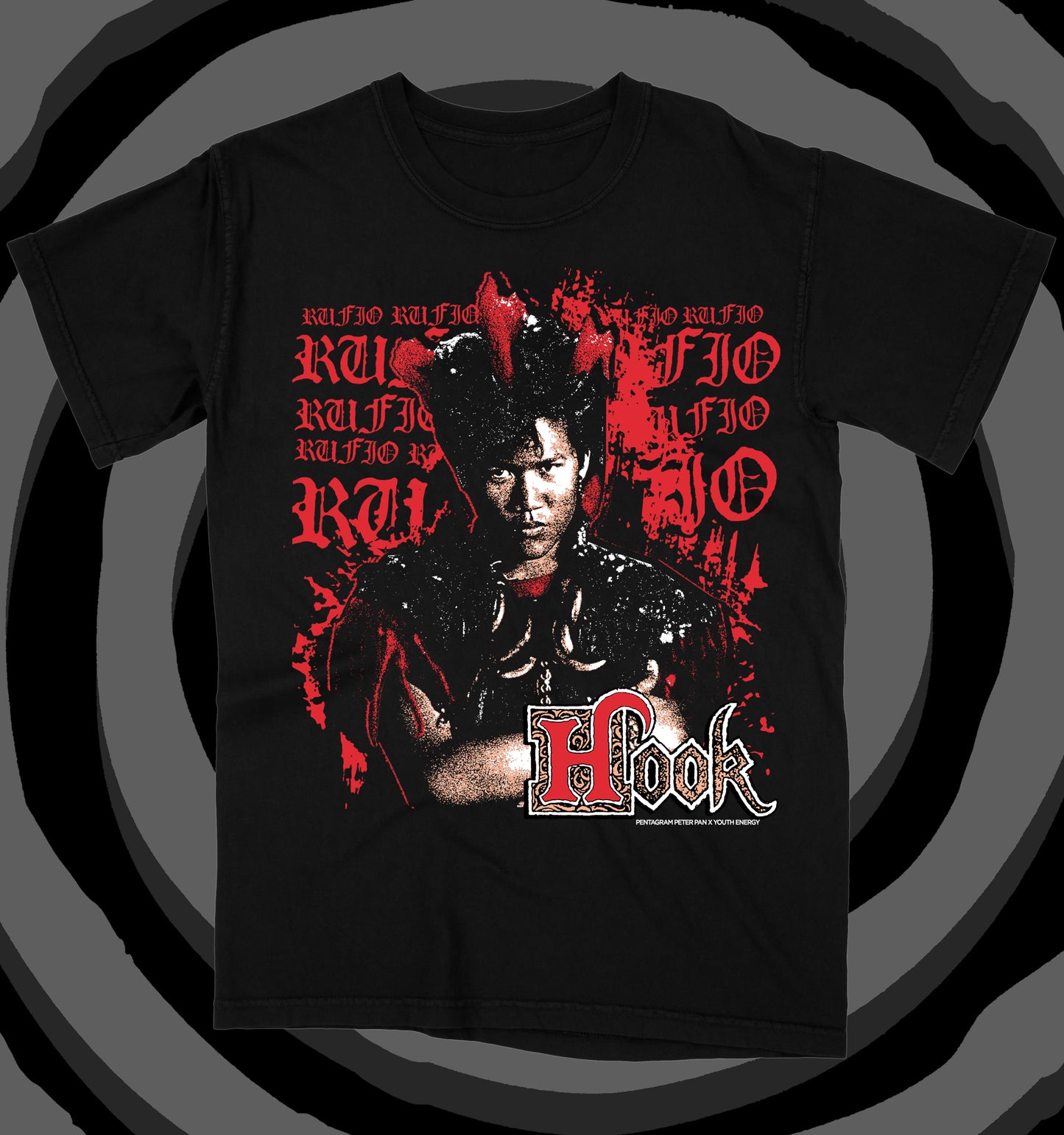 All Grown Ups Are Pirates - YouthEnergy Collab Black T-Shirt