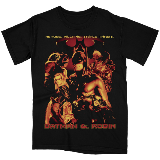Batman + Robin 1997 Black T-Shirt