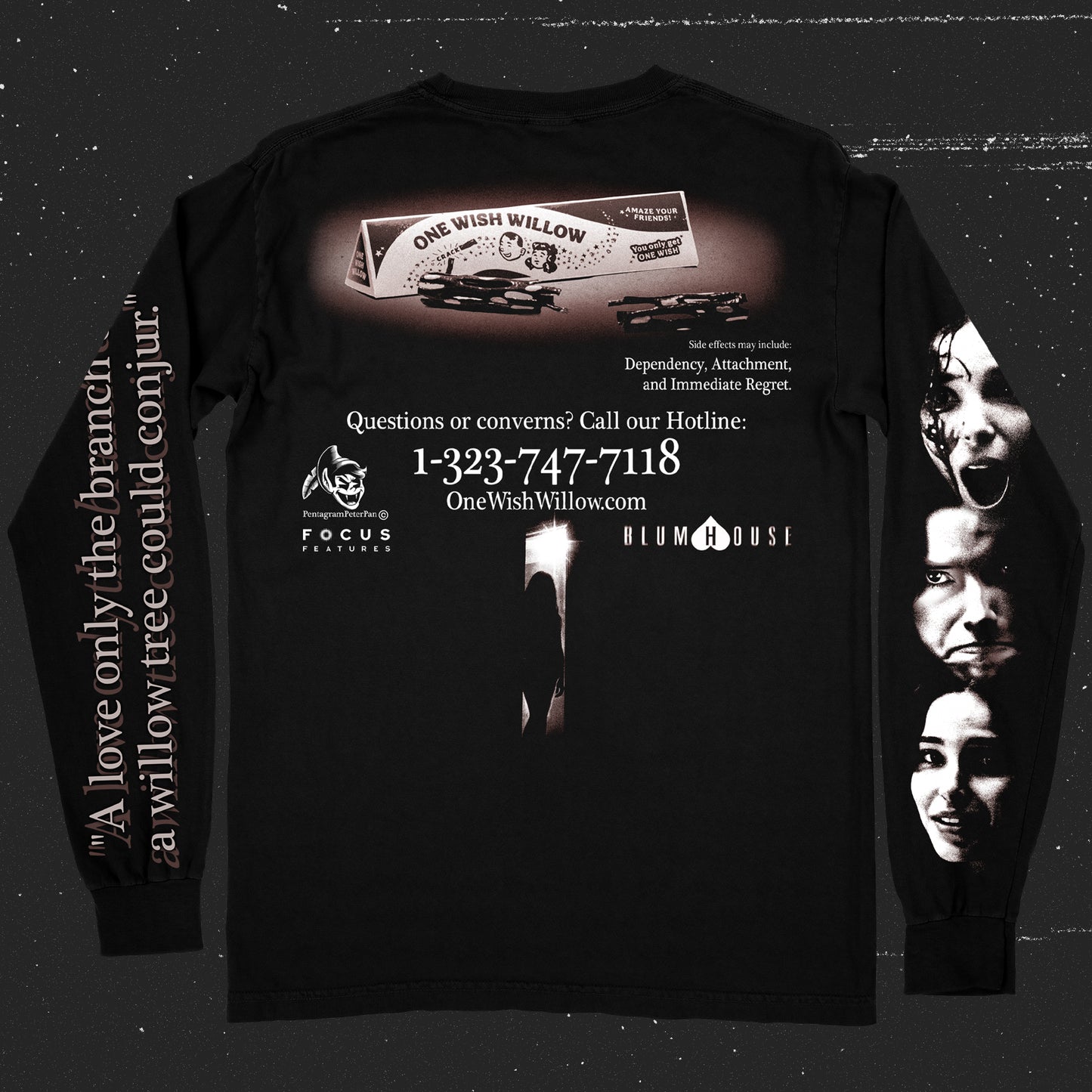 Be Careful Who You Wish For (Long Sleeve T-Shirt / / In Stock Leftover)