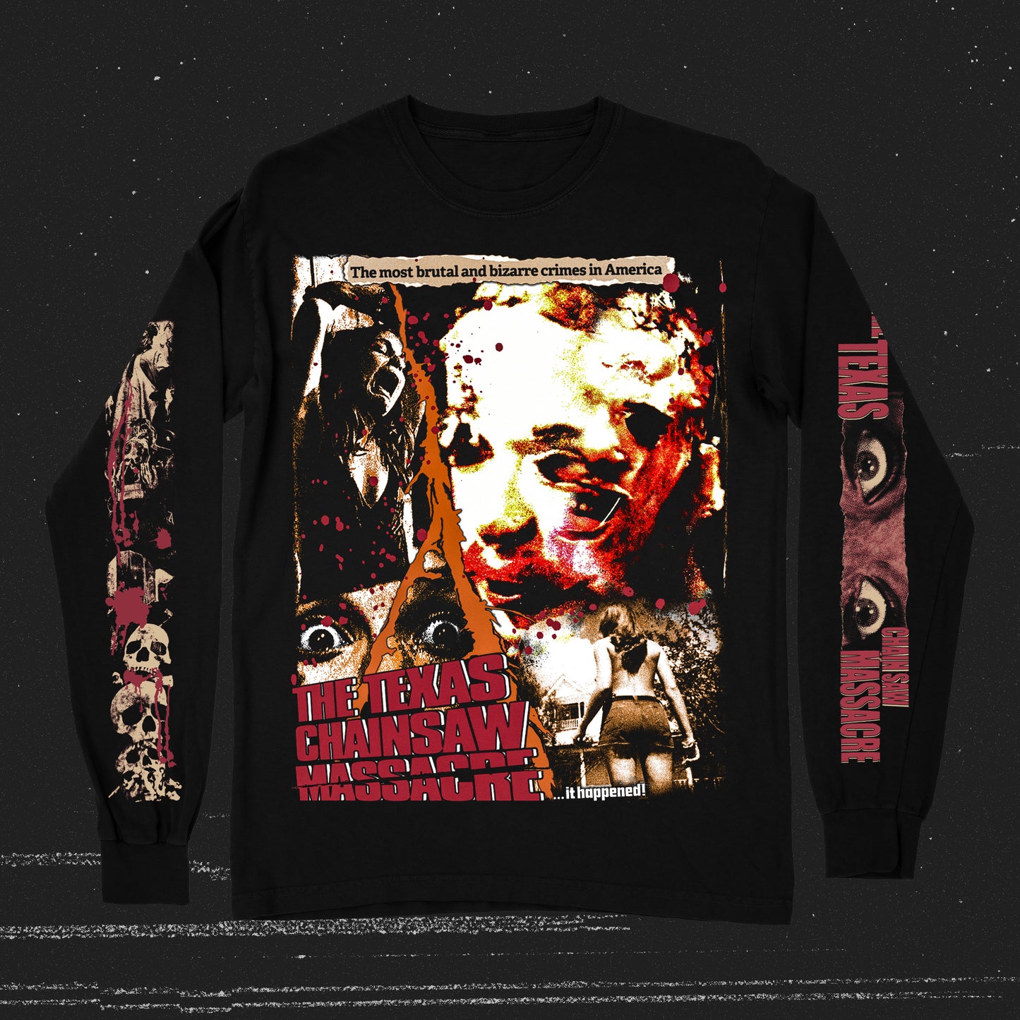 Brutal + BIzarre Crimes 1974 (Long Sleeve T-Shirt / Timed Release)