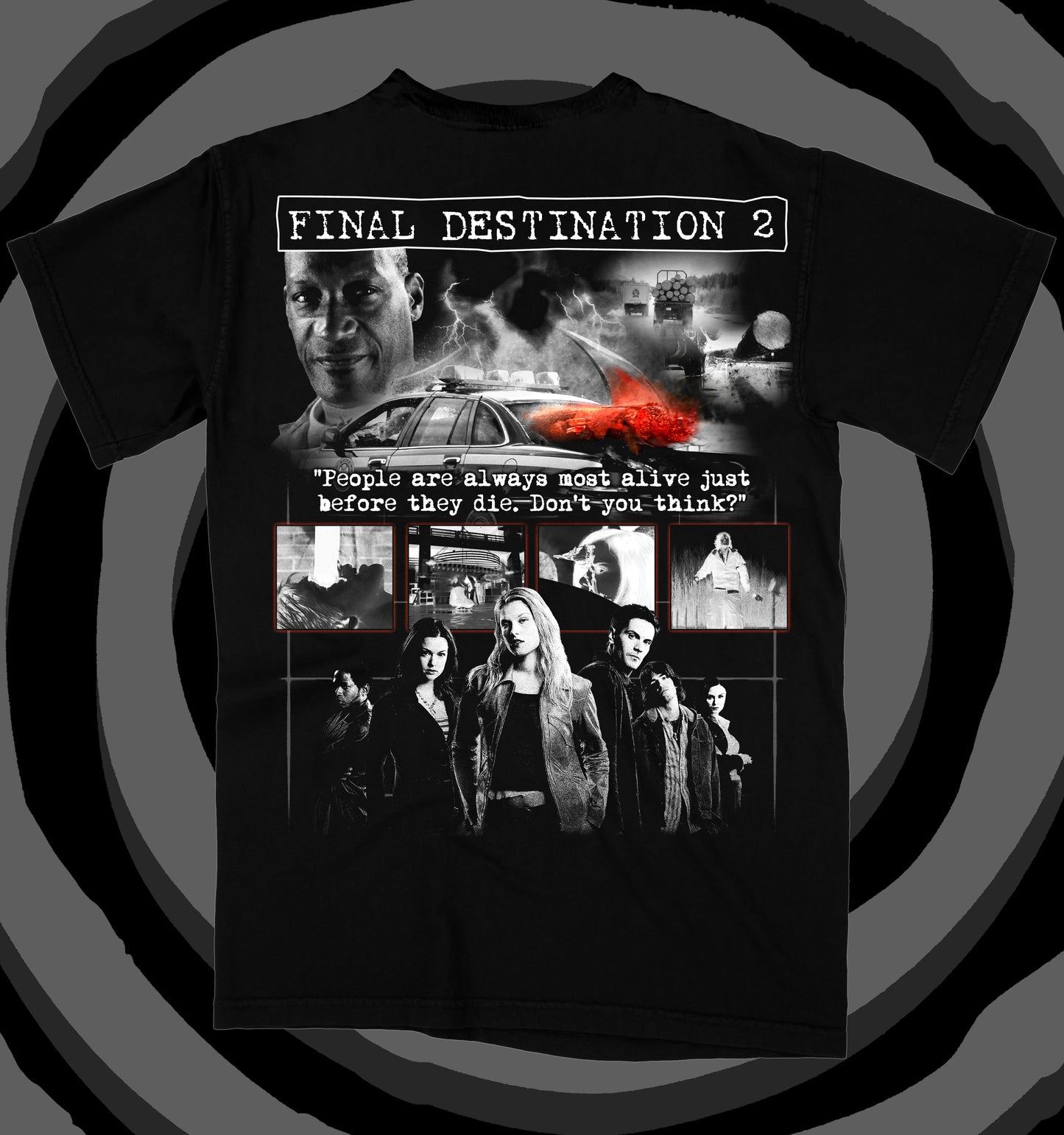 Can't Cheat Death Twice Black T-Shirt