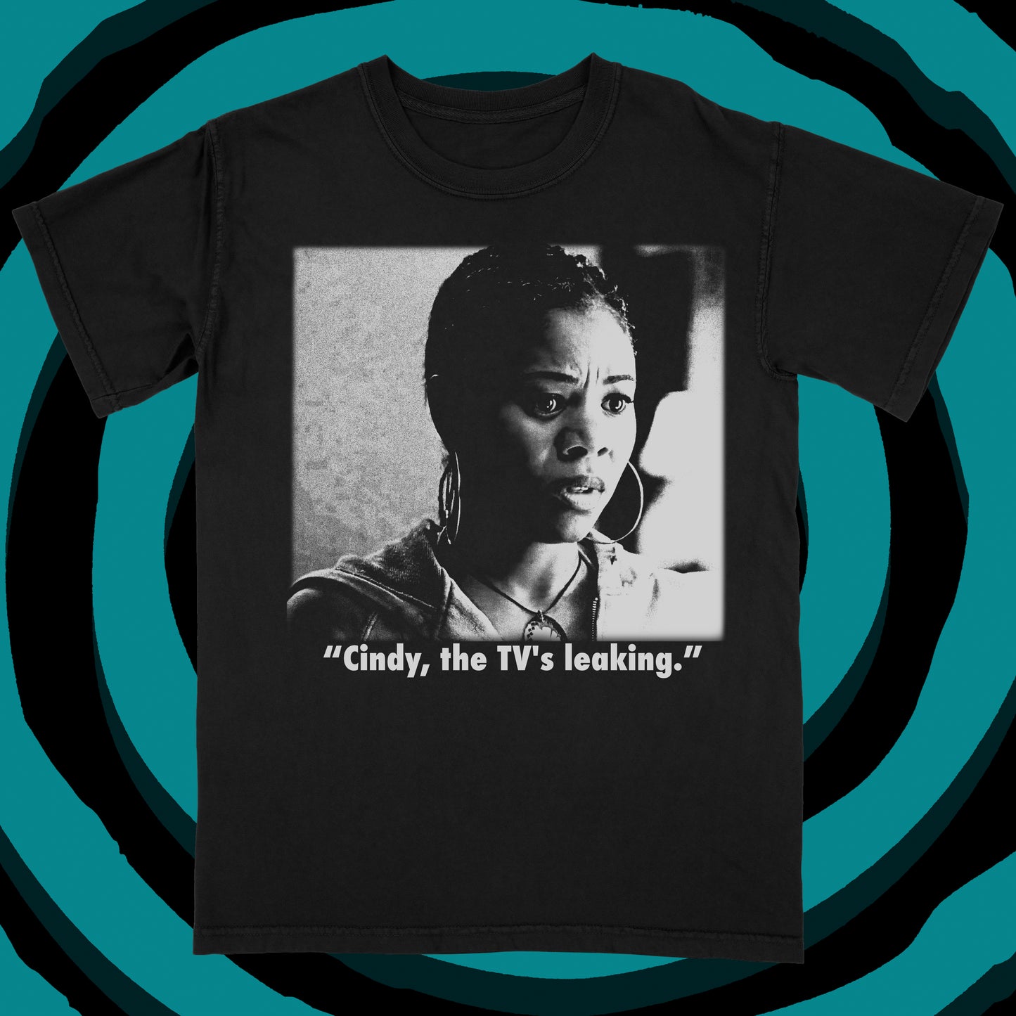 Cindy, The TV's Leaking Scary Movie III 2003 T-Shirt 50 TOTAL