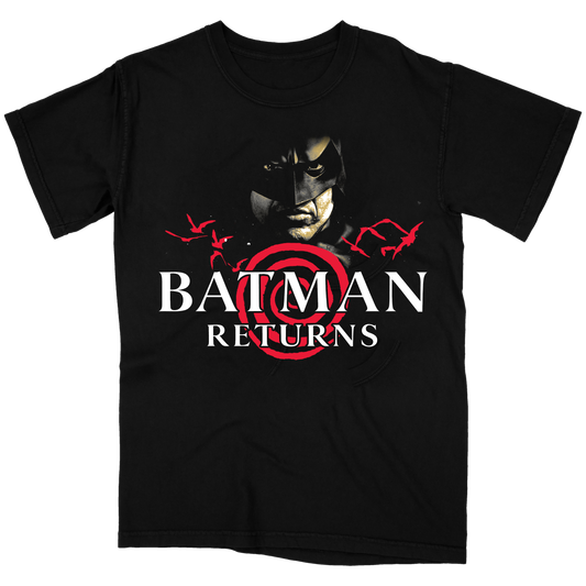 Gotham Returns 1992 E.Z. "Why are you dressed up like Batman?" Black T-Shirt
