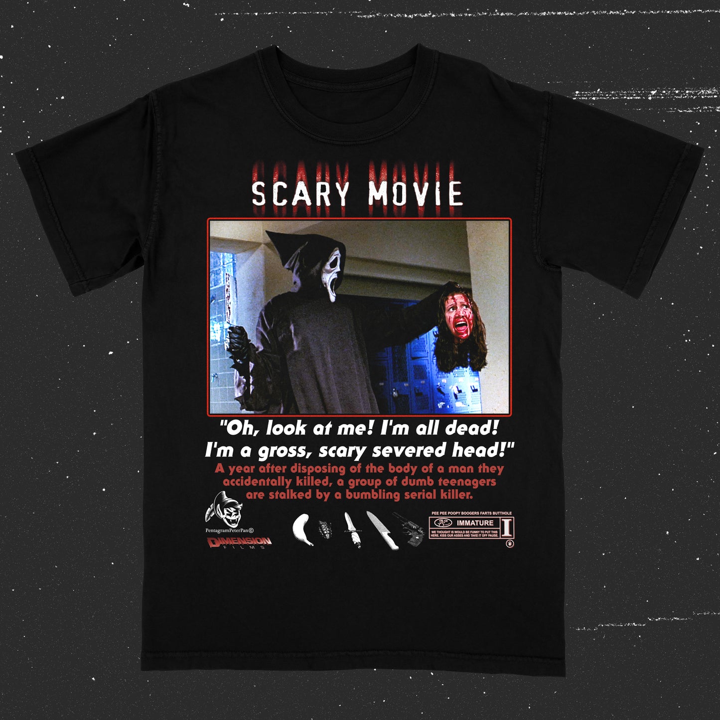 Gross Scary Severed Head Abstract Series (T-Shirt / Timed Release)