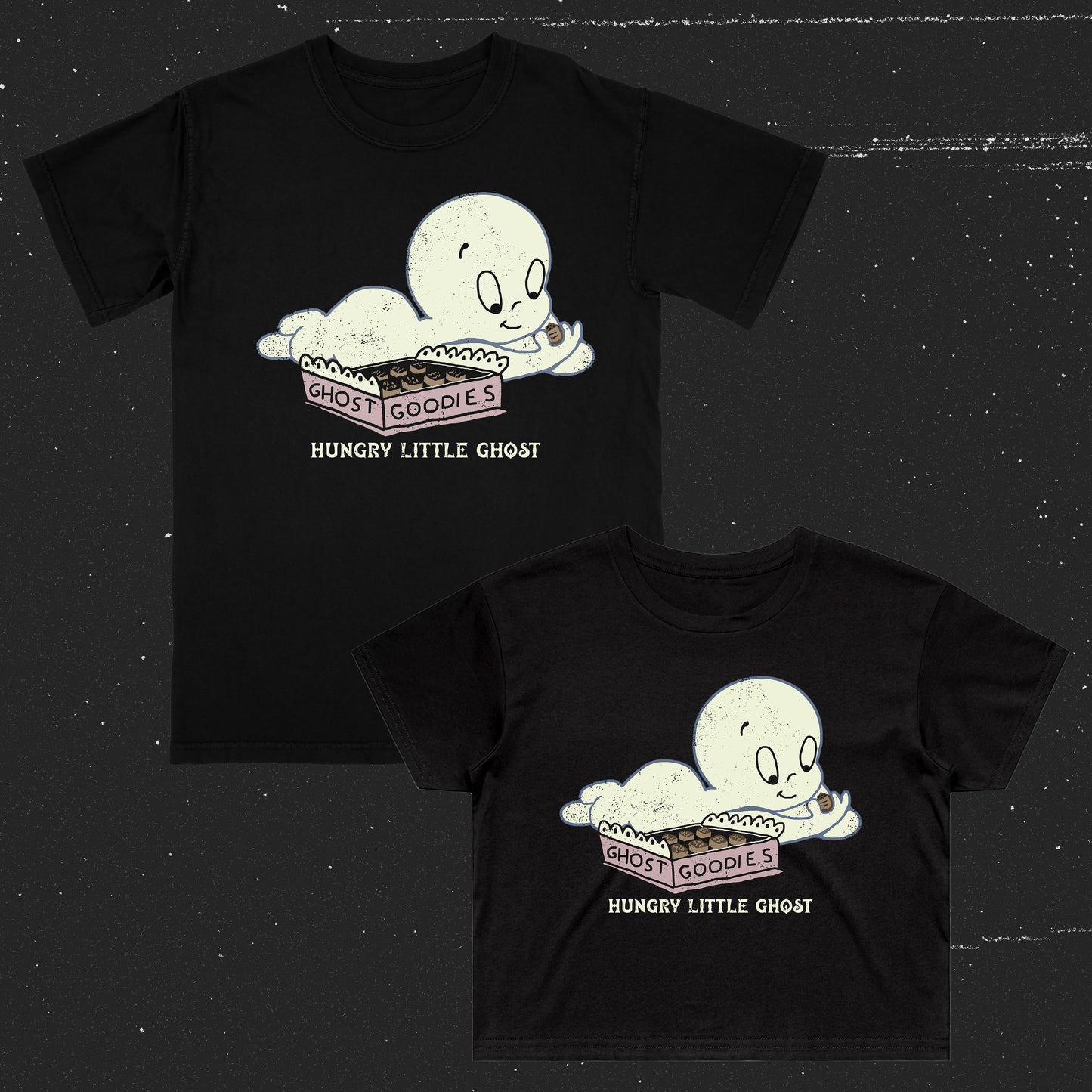 Hungry Little Ghost (T-Shirt or Cropped T / In Stock Resurrection Collection Item)
