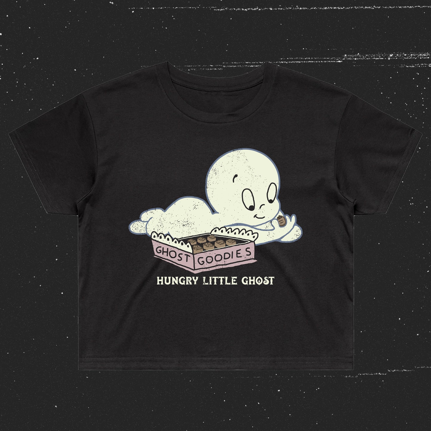 Hungry Little Ghost (T-Shirt or Cropped T / In Stock Resurrection Collection Item)