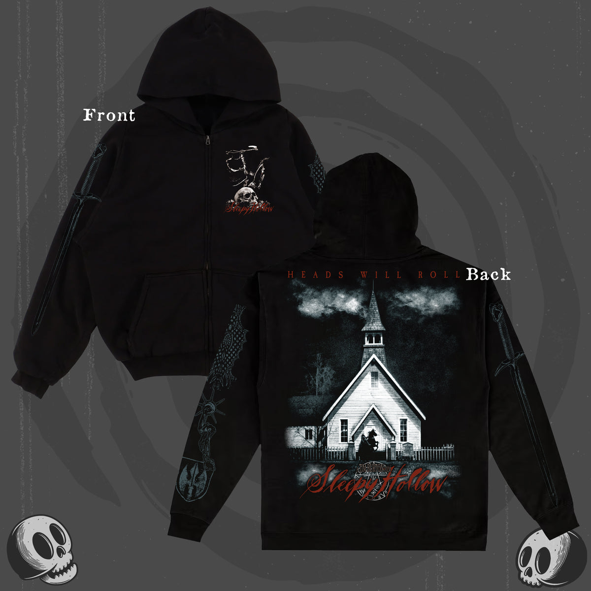 Heads Will Roll (Zip Up Hoodie / Limited to 25 TOTAL)