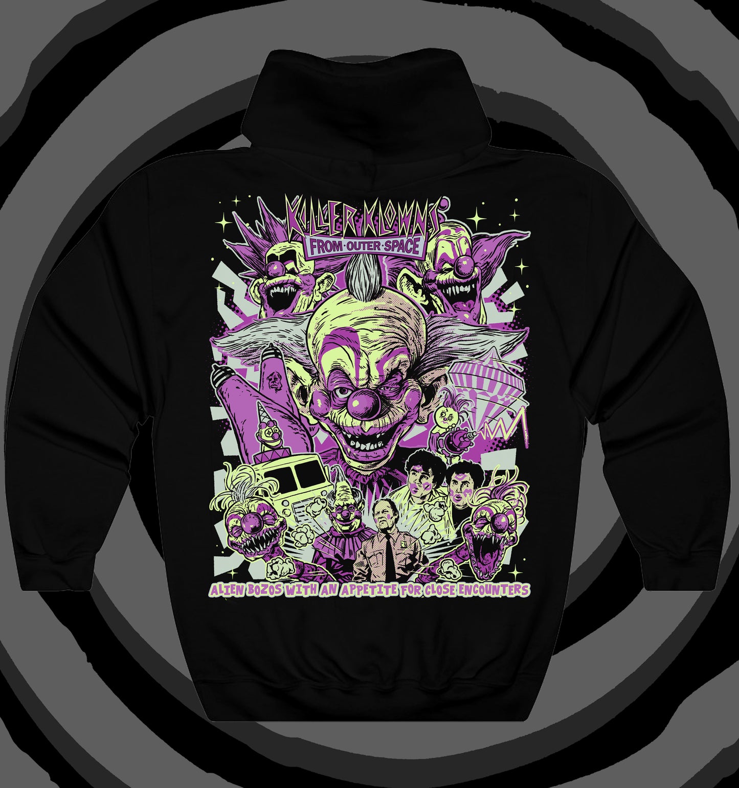 Alien Bozo's Zip Up Hoodie