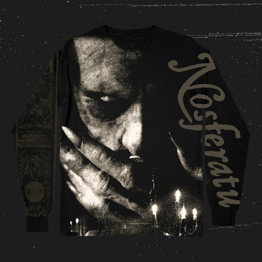 NOS FERATU "If we are to tame darkness, we must first face that it exists!" All Over Print (AOP) (Long Sleeve / In Stock Leftover)
