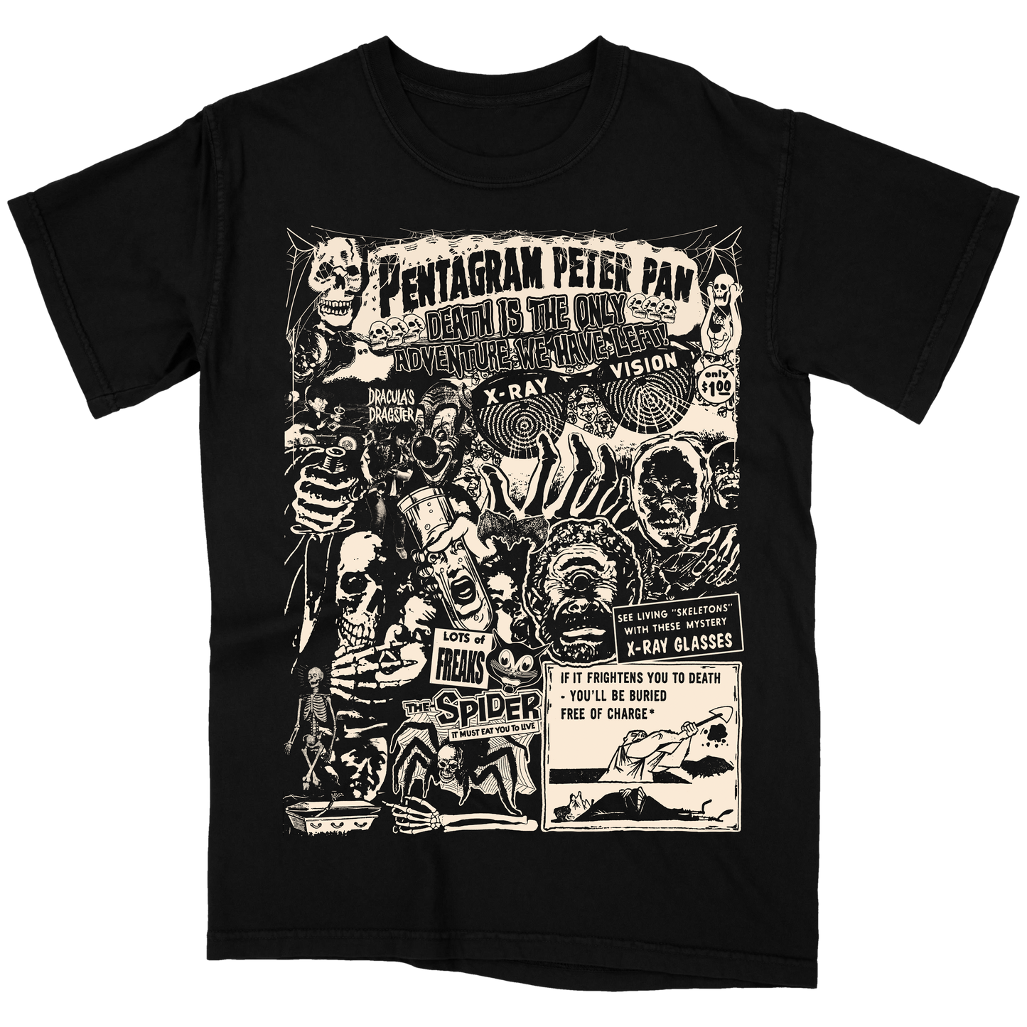 P.P.P. "Monster Madness" Black T-Shirt - IN STOCK