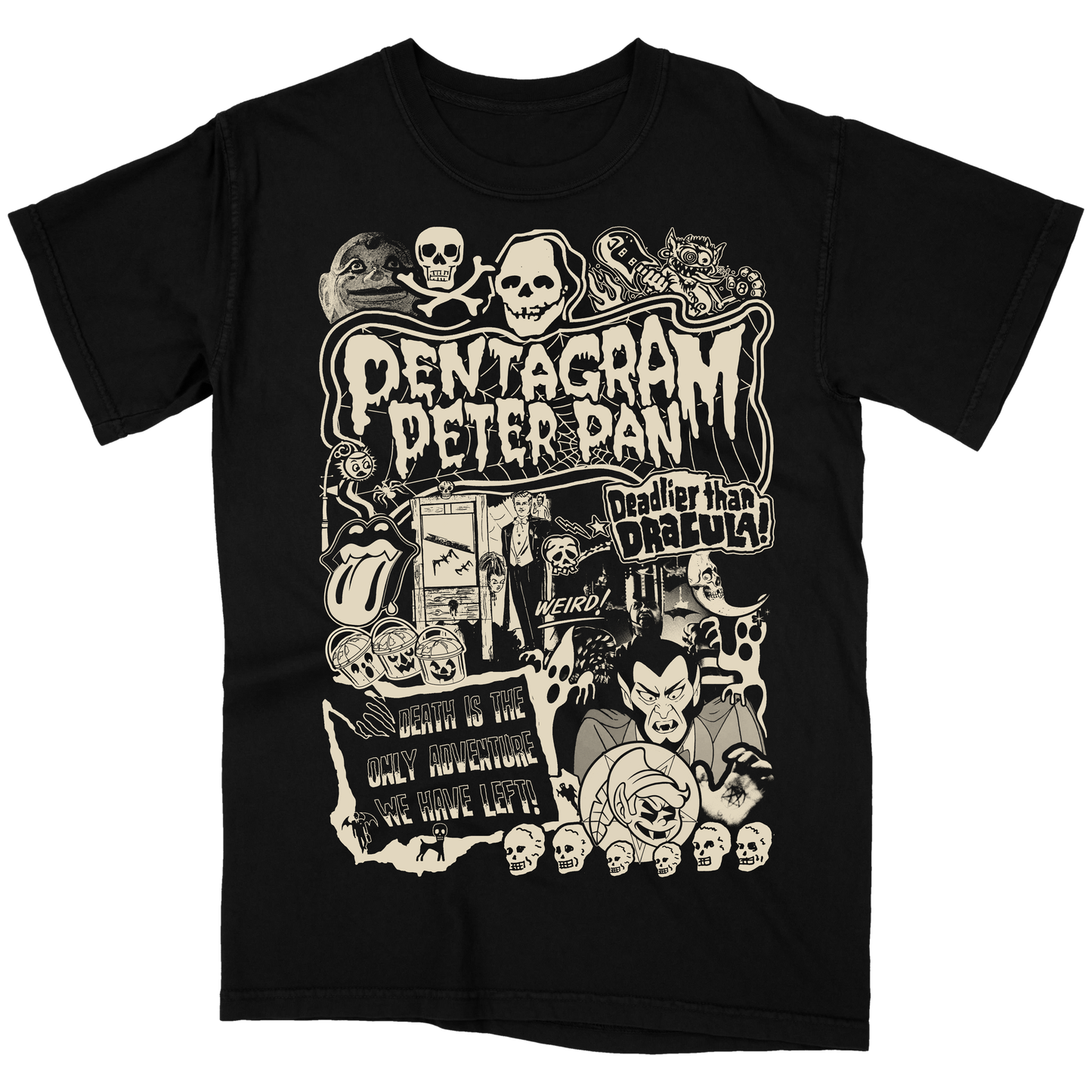 P.P.P. "Deadlier Than Dracula" Black T-Shirt - IN STOCK