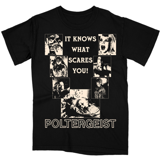 It Knows What Scares You 1982 Black T-Shirt (LIMITED TO 31 TOTAL)