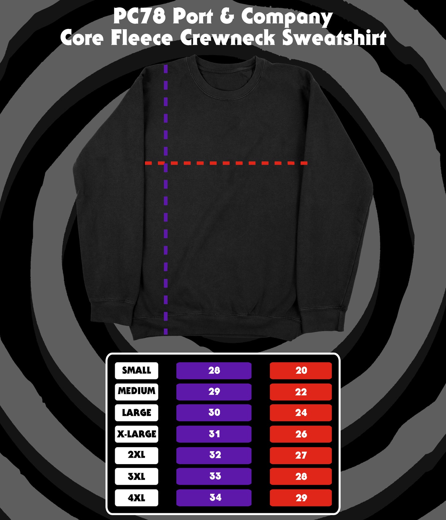 Watch Your Head! Port + Co Crew Neck Sweater (72Hr Limited Pre-Sale)