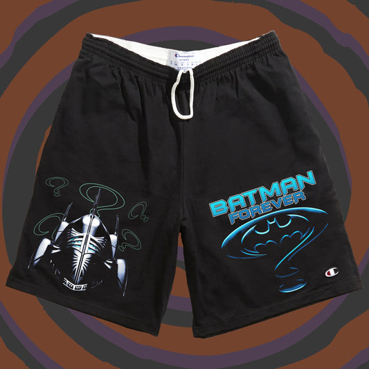 Riddle Me This Black Shorts