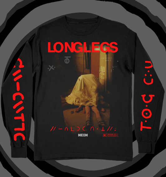 The Man Downstairs Black Long Sleeve T-Shirt (72Hr Limited Pre-Sale)