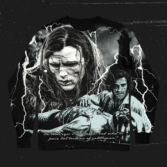 FRANK ENSTEIN "What Is Pain But Evidence of Intelligence?" All Over Print (AOP) (Long Sleeve / In Stock Leftover)