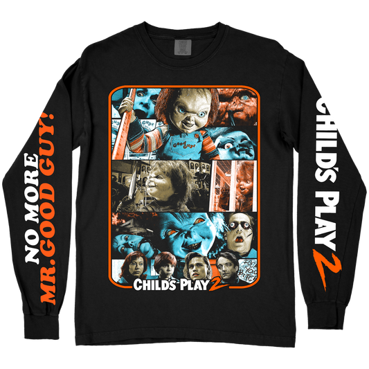 Child's Play II 1990 EZ Black Long Sleeve T-Shirt