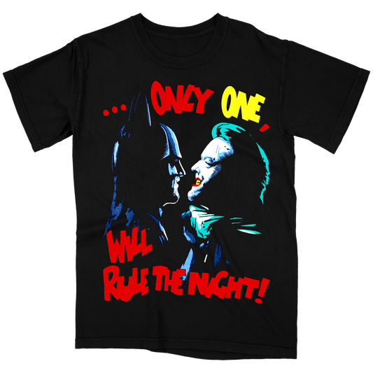 Only One Can Rule The Night 1989 Black T-Shirt